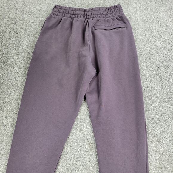 Under Armour Essentials Sweat Pants Mens M Pink Mauve Gym Cozy Fleece Joggers - Picture 9 of 14